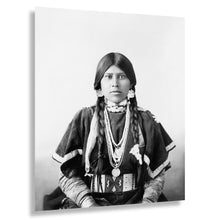 Cargar imagen en el visor de la galería, Digitally Restored and Enhanced 1899 Belle of the Yakimas Print - Native American Woman Portrait Pacific Northwest - Frontier West - Archival Print