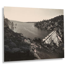 Cargar imagen en el visor de la galería, 1912 Big Bear Lake Photo Print - Vintage Photo of Big Bear Lake and Dam in California Poster - Old Photo of Bear Valley Dam