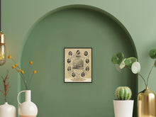 Cargar imagen en el visor de la galería, Digitally Restored and Enhanced 1875 The Billiard Monarchs Photo Print - Vintage Photo of The Billiard Monarchs Wall Art Poster