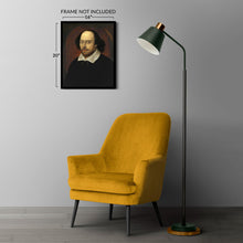Cargar imagen en el visor de la galería, Digitally Restored and Enhanced 1610 William Shakespeare Photo Print - Vintage William Shakespeare Portrait Photo - Poet William Shakespeare Poster