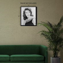 Cargar imagen en el visor de la galería, Digitally Restored and Enhanced 1958 Wanda Jackson Photo Print - Vintage Photo of The Queen of Rockabilly American Singer Wanda Jackson Poster Wall Art