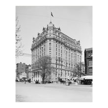 Cargar imagen en el visor de la galería, Digitally Restored and Enhanced 1902 Willard Hotel Washington Print - Pennsylvania Avenue Gilded Age Architecture - Historic DC - Archival Print
