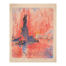 Cargar imagen en el visor de la galería, Digitally Restored and Enhanced 1917 WWI Liberty Bonds Poster Print - Lest Liberty Perish - World War I Statue of Liberty Propaganda - Archival Print