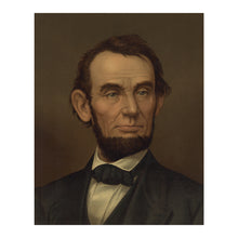 Cargar imagen en el visor de la galería, Digitally Restored and Enhanced 1877 Abraham Lincoln Portrait - Civil War President Bearded Bust - Sixteenth President History - Archival Print