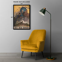 Cargar imagen en el visor de la galería, Digitally Restored and Enhanced 1918 Buy War Bonds Poster - Pave the Way to Victory WWI - Treasury Department Home Front - Archival Print