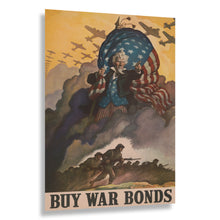 Cargar imagen en el visor de la galería, Digitally Restored and Enhanced 1918 Buy War Bonds Poster - Pave the Way to Victory WWI - Treasury Department Home Front - Archival Print