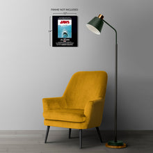 Cargar imagen en el visor de la galería, Digitally Restored and Enhanced 1975 Jaws Movie Poster Matte - Vintage Movie Poster of Box Office Movie Jaws Print Wall Art - Jaws Movie Memorabilia Poster