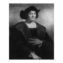 Load image into Gallery viewer, Digitally Restored and Enhanced 1908 Christopher Columbus Portrait Print - Detroit Publishing Renaissance Explorer New World - Edwardian - Archival Print