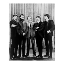 Load image into Gallery viewer, Digitally Restored and Enhanced 1964 Ed Sullivan & The Beatles Photo Print - The Beatles on The Ed Sullivan Show Vintage Portrait Photo Print Wall Art