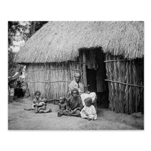 Load image into Gallery viewer, Digitally Restored and Enhanced 1903 A Native Hut in Puerto Rico Poster Photo - Vintage Photo of A Native Hut in San Juan Puerto Rico Wall Art Print
