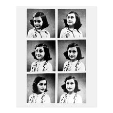 Load image into Gallery viewer, Digitally Restored and Enhanced 1939 Anne Frank Portrait Photo - Vintage Photograph of Anne Frank The Author of The Diary of A Young Girl Wall Art Poster