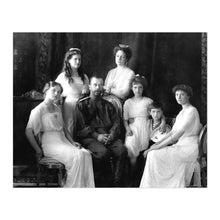 Load image into Gallery viewer, Digitally Restored and Enhanced 1913 Russian Imperial Family Photo Print - Vintage Photo of House of Romanov Poster - Old Wall Art Photo of Nicholas II