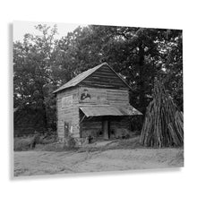 Load image into Gallery viewer, Digitally Restored and Enhanced 1939 Tobacco Barn Photo Print - Vintage Photo of A Tobacco Barn Near Gordonton North Carolina Wall Art Poster Print