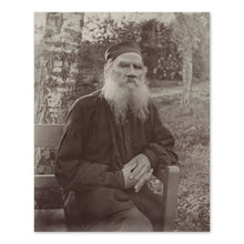 Load image into Gallery viewer, Digitally Restored and Enhanced 1897 Leo Tolstoy Photo Print - Vintage Portrait Photo of Leo Tolstoy - Lev Nikolayevich Tolstoy Wall Art Poster Photo
