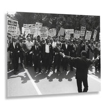 Load image into Gallery viewer, Digitally Restored and Enhanced 1963 Civil Rights Leaders Photo Print - The Head of The Civil Rights Marching on Washington DC Poster Wall Art Photo