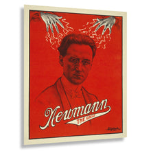Load image into Gallery viewer, Digitally Restored and Enhanced 1930 Newmann the Great Magician Poster - Depression Era Vaudeville Theater Magic - Archival Print