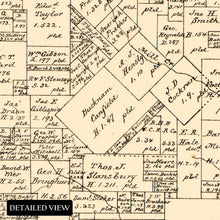 Load image into Gallery viewer, Digitally Restored and Enhanced 1880 Montgomery County Texas Map Print - Montgomery County Texas Map Wall Art - Vintage Map of Montgomery Texas Poster