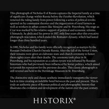 Load image into Gallery viewer, Digitally Restored and Enhanced 1913 Russian Imperial Family Photo Print - Vintage Photo of House of Romanov Poster - Old Wall Art Photo of Nicholas II