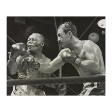 Load image into Gallery viewer, Digitally Restored and Enhanced 1952 Rocky Marciano Photo Print - Vintage Photo of Rocky Marciano Knocking Out Jersey Joe Walcott - Rocky Marciano Poster