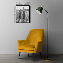 Cargar imagen en el visor de la galería, 1940 Tobacco Planter Photo Print - Vintage Photo of Two Farmers Using Tobacco Mechanical Planter in North Carolina Wall Art