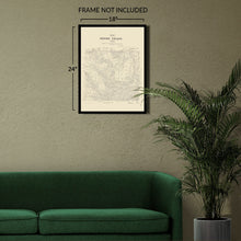 Cargar imagen en el visor de la galería, Digitally Restored and Enhanced 1879 Denton County Texas Map Print - History Map of the County of Denton Texas Wall Art - Vintage Texas Map Poster