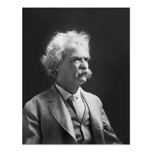 Cargar imagen en el visor de la galería, 1907 Mark Twain Photo Print - Vintage Portrait Photo of Mark Twain The Father of American Literature - Mark Twain Poster