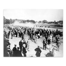 Load image into Gallery viewer, Digitally Restored and Enhanced 1913 Saratoga Race Track Photo Print - Old Photo of Saratoga Horse Racing Poster - Saratoga Race Course Wall Art Photo