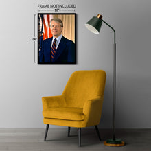 Cargar imagen en el visor de la galería, Digitally Restored and Enhanced James Carter 39th President of the United States Official Portrait Photo Print Poster