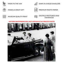 Load image into Gallery viewer, Digitally Restored and Enhanced 1954 Queen Elizabeth II Photo Print - Old Photo of Queen Elizabeth II - Vintage Photo of Queen Elizabeth Poster Wall Art