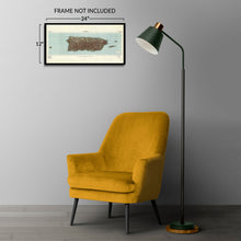 Load image into Gallery viewer, Digitally Restored and Enhanced 1952 Puerto Rico Map Poster - Vintage Wall Map of Puerto Rico E Islas Limitrofes - Old Puerto Rico Map Wall Art Print