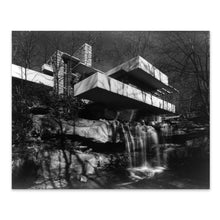 Load image into Gallery viewer, Digitally Restored and Enhanced 1939 Falling Water Poster Photo Print - Vintage Wall Art Photo Print of The Falling Water Dwelling by Frank Lloyd Wright