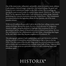 Cargar imagen en el visor de la galería, Digitally Restored and Enhanced 1965 Johnny Cash Photo Print - Vintage Photo of Johnny Cash Poster Playing His Guitar - Old Photo of Johnny Cash Wall Art