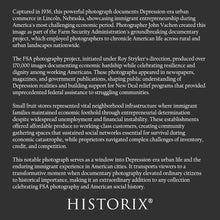 Cargar imagen en el visor de la galería, Digitally Restored and Enhanced 1936 Lincoln Nebraska Fruit Store FSA Photo - Farm Security Administration - Depression Era Photography - Archival Print