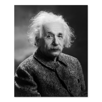 Digitally Restored and Enhanced 1947 Albert Einstein Photo Print - Vintage Portrait Poster of Albert Einstein - Old Photo of Albert Einstein Wall Art