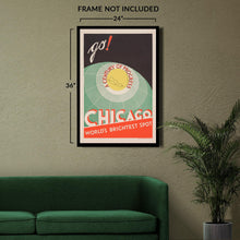 Load image into Gallery viewer, 1933 Century of Progress Chicago World's Fair Poster - Vintage Art Deco Exposition - Depression Era Tourism Art - Archival Reproduction
