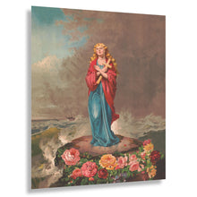Load image into Gallery viewer, Digitally Restored and Enhanced 1883 Jesus Lover of My Soul Religious Art Print - Victorian Christian Devotional Hymn Art - Museum-Quality Print