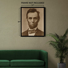 Cargar imagen en el visor de la galería, Digitally Restored and Enhanced 1863 Abraham Lincoln Presidential Portrait - Civil War Era Photography - American Political History - Gallery-Quality Reproduction