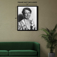 Cargar imagen en el visor de la galería, Digitally Restored and Enhanced 1933 First Lady Eleanor Roosevelt Portrait Photo - Vintage Photo of United States First Lady Eleanor Roosevelt Poster Print