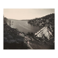 Cargar imagen en el visor de la galería, 1912 Big Bear Lake Photo Print - Vintage Photo of Big Bear Lake and Dam in California Poster - Old Photo of Bear Valley Dam