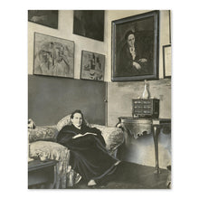 Cargar imagen en el visor de la galería, Digitally Restored and Enhanced 1930 Gertrude Stein Photo Print - Vintage Photo Showing Portrait of Gertrude Stein by Pablo Picasso - Gertrude Stein Poster