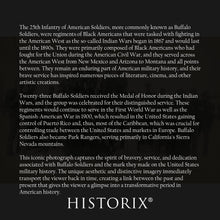 Load image into Gallery viewer, Digitally Restored and Enhanced 1890 Buffalo Soldiers Photo Print - Vintage Photo of The Buffalo Soldiers in Fort Keogh Montana Wall Art Poster Print