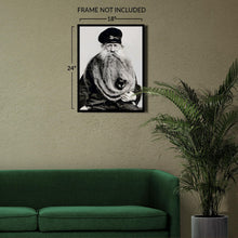 Cargar imagen en el visor de la galería, Digitally Restored and Enhanced 1890 Louis Coulon Photo Print - Vintage Photo of Louis Coulon de Villiers - Old Photo of Metallurgist Louis Coulon Poster