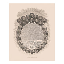 Load image into Gallery viewer, Digitally Restored and Enhanced 1850 Declaration of Independence Poster Photo - Vintage Photo of United States Declaration of Independence Wall Art Poster