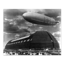 Load image into Gallery viewer, Digitally Restored and Enhanced 1931 USS Akron Photo Print - Vintage Photo of The US Navy Uss Akron at Goodyear Zeppelin Dock Akron Ohio Poster Wall Art