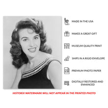 Cargar imagen en el visor de la galería, Digitally Restored and Enhanced 1958 Wanda Jackson Photo Print - Vintage Photo of The Queen of Rockabilly American Singer Wanda Jackson Poster Wall Art