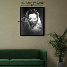 Cargar imagen en el visor de la galería, Digitally Restored and Enhanced 1959 Anais Nin Photo Print - Vintage Portrait Photo of Author Anais Nin - Novelist Anais Nin Portrait Poster