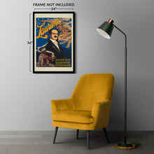 Load image into Gallery viewer, Digitally Restored and Enhanced 1913 Laurant Magician Illusionist Vaudeville Entertainment Poster - Golden Age of Magic History - Archival Reproduction