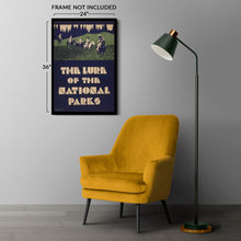 Cargar imagen en el visor de la galería, Digitally Restored and Enhanced 1930 Lure of the National Parks Conservation Tourism Poster - Vintage Park Service Promotion Art - Archival Reproduction
