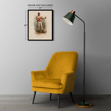 Cargar imagen en el visor de la galería, Digitally Restored and Enhanced 1883 John L Sullivan Photo Print - Vintage Photo of Heavyweight Champion Pugilist John L Sullivan Wall Art Poster