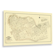 Load image into Gallery viewer, 1908 Key West Florida Map Print - Vintage Map of Key West Florida Poster - Old Key West Monroe County Florida Map Wall Art